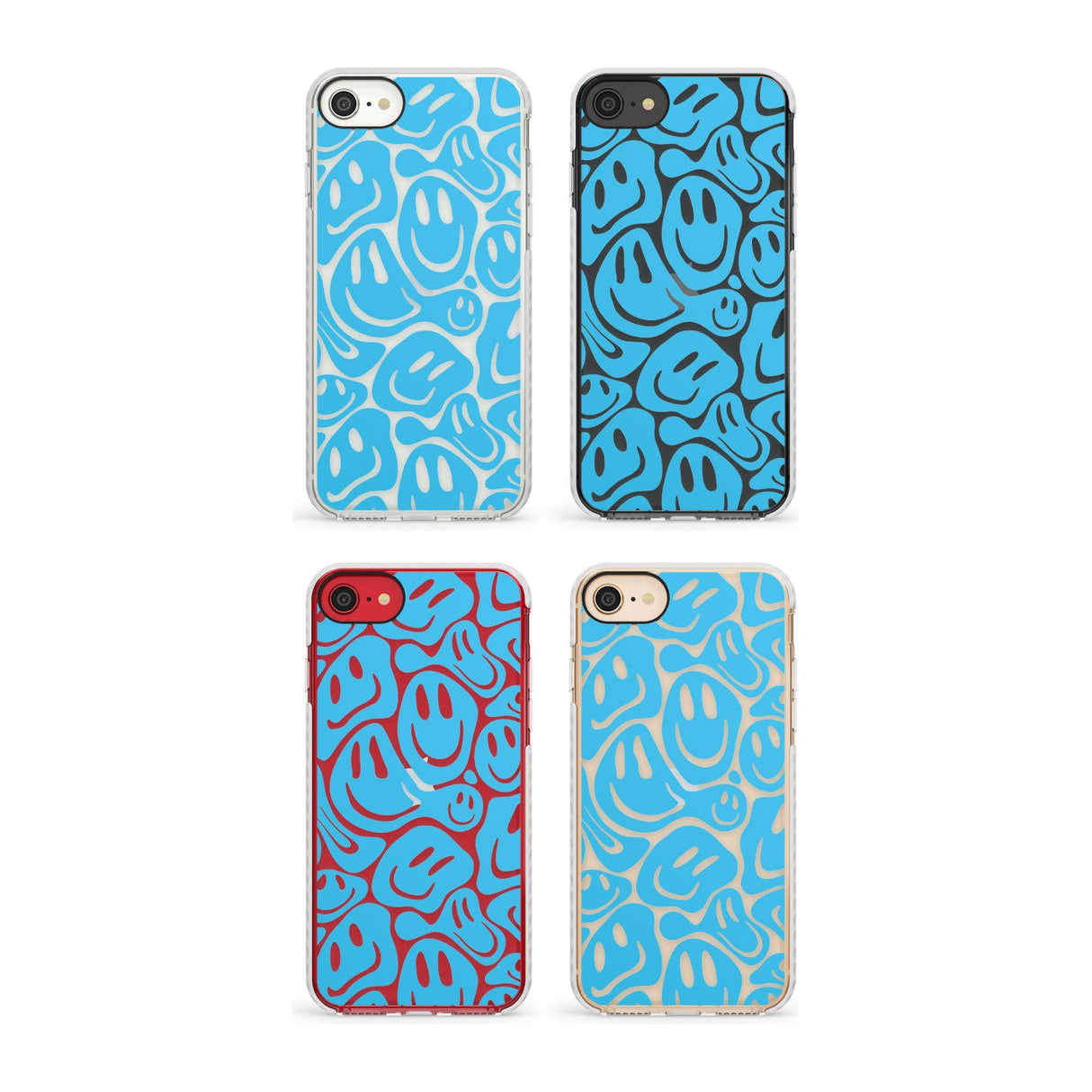 Blue Acid Faces Phone Case for iPhone SE