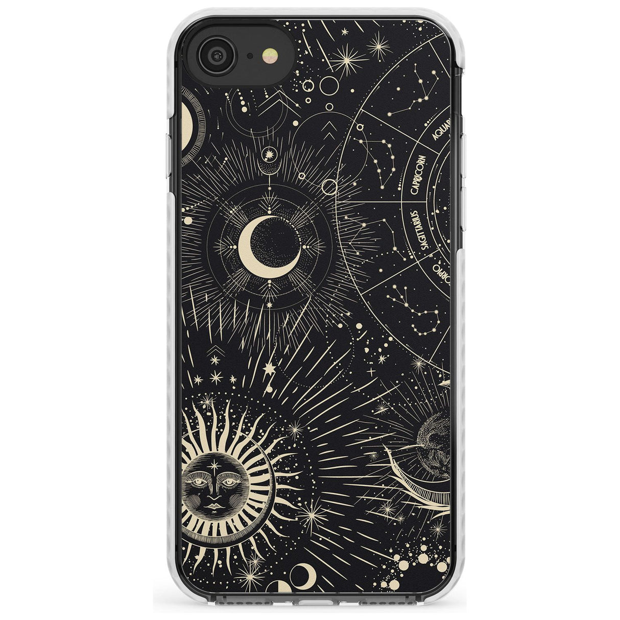 Sun & Symbols Slim TPU Phone Case for iPhone SE 8 7 Plus