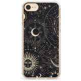 Sun & Symbols Slim TPU Phone Case for iPhone SE 8 7 Plus