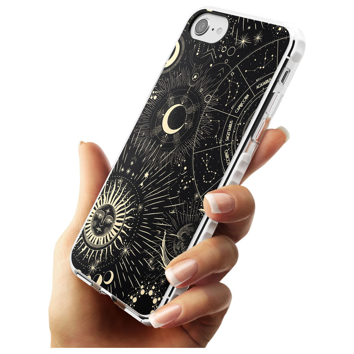 Sun & Symbols Slim TPU Phone Case for iPhone SE 8 7 Plus