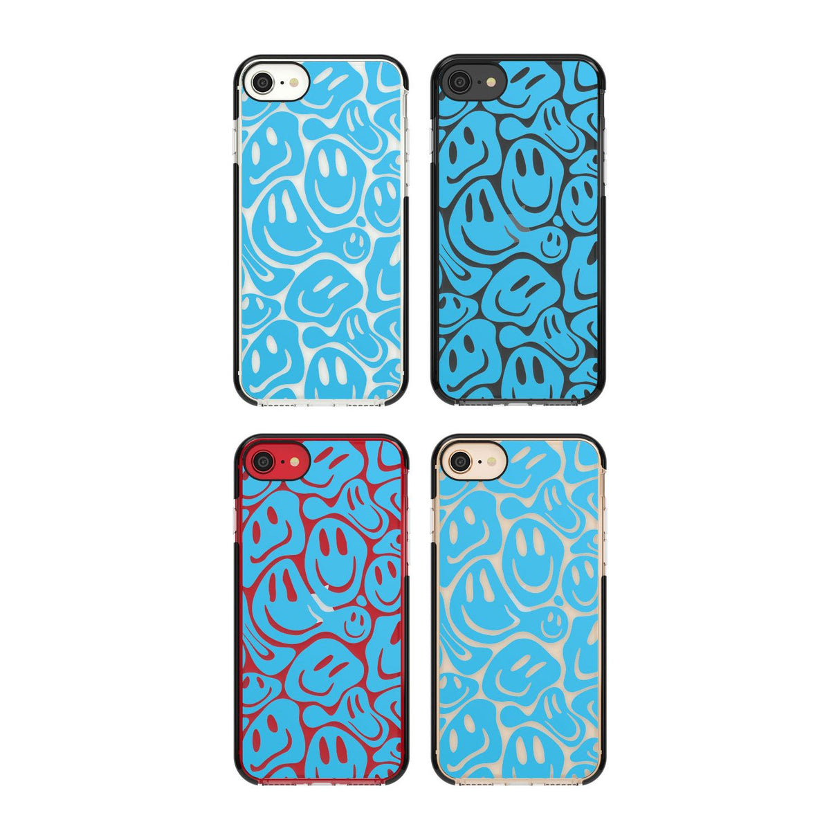 Blue Acid Faces Phone Case for iPhone SE