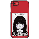 Anti-Social Black Impact Phone Case for iPhone SE 8 7 Plus