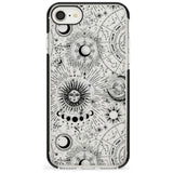 Transparent Suns & Zodiac Charts iPhone Case  Black Impact Phone Case - Case Warehouse