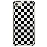 Black Checkered iPhone Case  Black Impact Phone Case - Case Warehouse