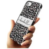 Custom Pink & Cursive Leopard Spots iPhone Case   Custom Phone Case - Case Warehouse