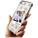 Cockapoo, Cream - Custom Dog Photo Pink Fade Impact Phone Case for iPhone SE 8 7 Plus