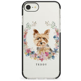 Yorkshire Terrier - Watercolour Dog Portrait Black Impact Phone Case for iPhone SE 8 7 Plus