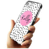 Pink Circle & Dots iPhone Case   Custom Phone Case - Case Warehouse