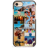 Personalised Jigsaw Photo Grid Black Impact Phone Case for iPhone SE 8 7 Plus