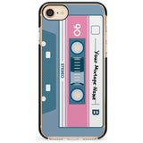 Retro Mixtape Pink Fade Impact Phone Case for iPhone SE 8 7 Plus