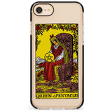 Queen of Pentacles Tarot Card - Colour Pink Fade Impact Phone Case for iPhone SE 8 7 Plus