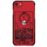 The Moon Tarot Card - Transparent Pink Fade Impact Phone Case for iPhone SE 8 7 Plus