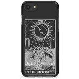 The Moon Tarot Card - White Transparent Pink Fade Impact Phone Case for iPhone SE 8 7 Plus