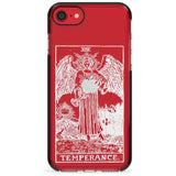 Temperance Tarot Card - White Transparent Pink Fade Impact Phone Case for iPhone SE 8 7 Plus