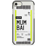 Mumbai Boarding Pass iPhone Case  Black Impact Custom Phone Case - Case Warehouse