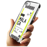 Málaga Boarding Pass iPhone Case   Custom Phone Case - Case Warehouse