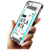 Atlanta Boarding Pass iPhone Case   Custom Phone Case - Case Warehouse