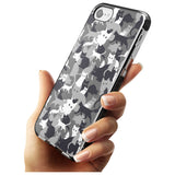 Dark Grey Cat Camouflage Pattern iPhone Case   Phone Case - Case Warehouse