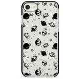 Planets iPhone Case  Black Impact Phone Case - Case Warehouse