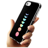 Pastel Moon Phases Pink Fade Impact Phone Case for iPhone SE 8 7 Plus