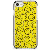 Happy Face Pattern iPhone Case  Black Impact Phone Case - Case Warehouse