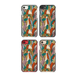 Abstract Leaves Phone Case for iPhone SE