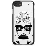 Girl Boss Black Impact Phone Case for iPhone SE 8 7 Plus