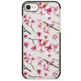 Sakura Watercolour iPhone Case  Black Impact Phone Case - Case Warehouse