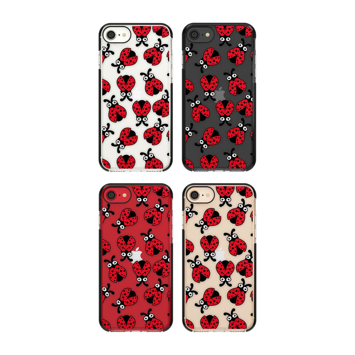 Ladybug Pattern Phone Case for iPhone SE