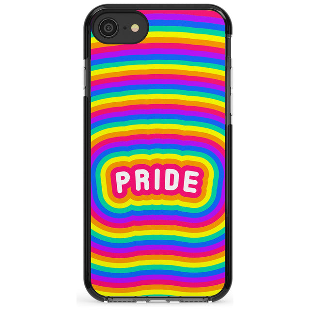 Pride Black Impact Phone Case for iPhone SE 8 7 Plus