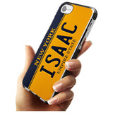 New York License Plate Pink Fade Impact Phone Case for iPhone SE 8 7 Plus