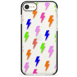 Rainbow Pop Lightning Pink Fade Impact Phone Case for iPhone SE 8 7 Plus