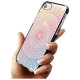 Large Rainbow Mandala Transparent Design Pink Fade Impact Phone Case for iPhone SE 8 7 Plus