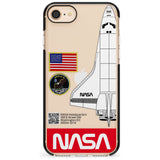 NASA Apollo 11 Black Impact Phone Case for iPhone SE 8 7 Plus