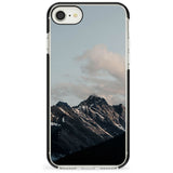 Mountain Range Photograph Black Impact Phone Case for iPhone SE 8 7 Plus