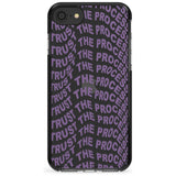 Trust The Process Black Impact Phone Case for iPhone SE 8 7 Plus