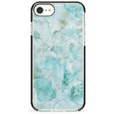 Turquoise Aqua Onyx Marble Pink Fade Impact Phone Case for iPhone SE 8 7 Plus