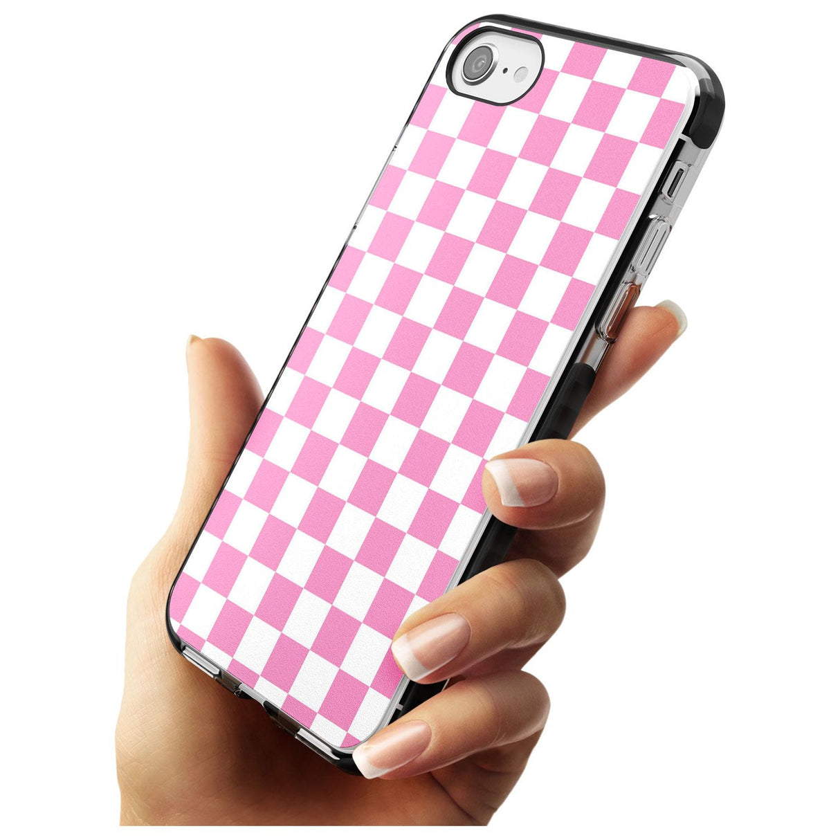 Pink Checkered iPhone Case   Phone Case - Case Warehouse