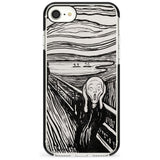 The Scream Black Impact Phone Case for iPhone SE 8 7 Plus