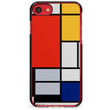 Piet Mondrian's Composition Black Impact Phone Case for iPhone SE 8 7 Plus