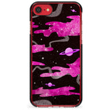 Pink Pattern Black Impact Phone Case for iPhone SE 8 7 Plus