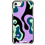 Purple River Pink Fade Impact Phone Case for iPhone SE 8 7 Plus