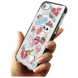 Skull & Flowers Sticker  iPhone Case   Phone Case - Case Warehouse