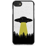 Forest Abduction Black Impact Phone Case for iPhone SE 8 7 Plus