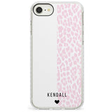 Custom Pink & White Leopard Spots iPhone Case  Impact Case Custom Phone Case - Case Warehouse