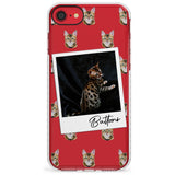 Personalised Bengal Cat Photo Impact Phone Case for iPhone SE 8 7 Plus