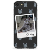 Personalised Korat Cat Photo Impact Phone Case for iPhone SE 8 7 Plus