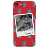 Personalised Korat Cat Photo Impact Phone Case for iPhone SE 8 7 Plus