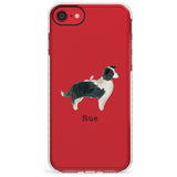 Border Collie Slim TPU Phone Case for iPhone SE 8 7 Plus