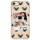 Pug - Custom Dog Photo Slim TPU Phone Case for iPhone SE 8 7 Plus